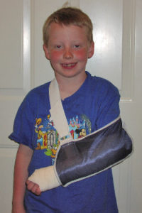 boy broken arm